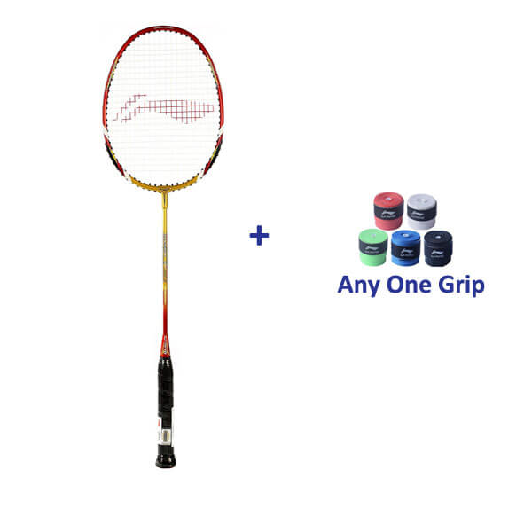 Li Ning Smash XP 90-II Badminton Racket with Overgrip