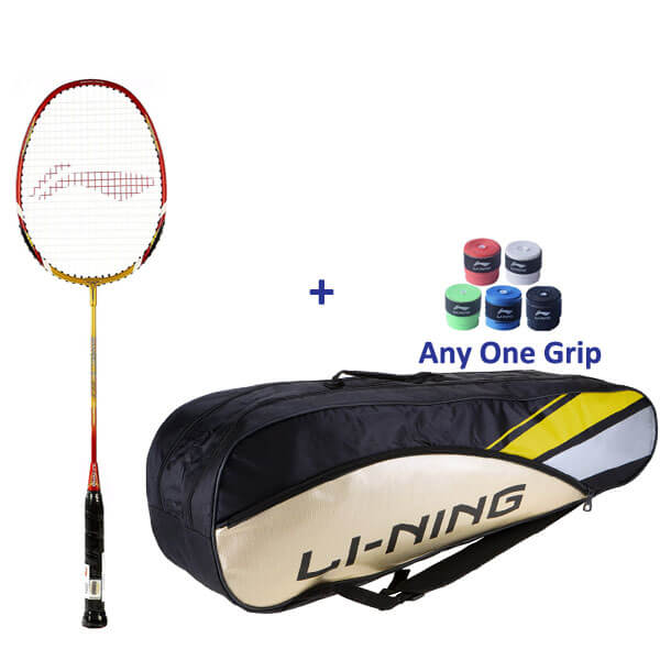 Li Ning Smash XP 90-II Badminton Racket with Kitbag