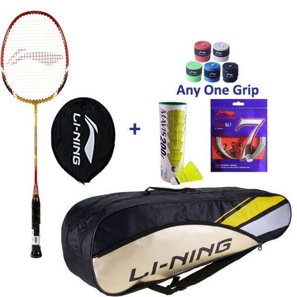 Li Ning Smash XP 90-II Single Player Complete Badminton Set