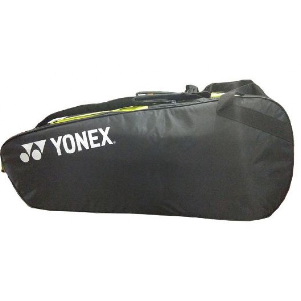 Yonex 8729 Tg Bt9 Sr Badminton Kit  Black and Lime Yellow