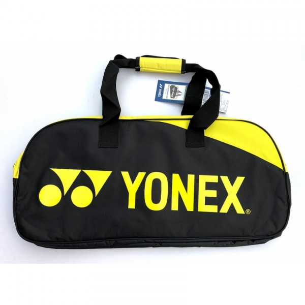 Yonex SUNR 9631 MTK BT6 Badminton Racket kit Bag Yellow and Black