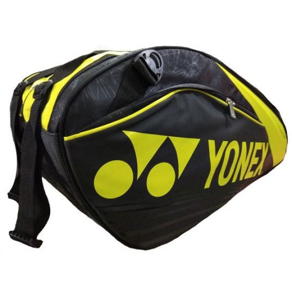 YONEX SUNR 9626 TG BT6 SR Yellow and Black Badminton Kit Bag 
