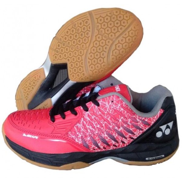 Yonex Court ACE Badminton Shoes Red Blac...