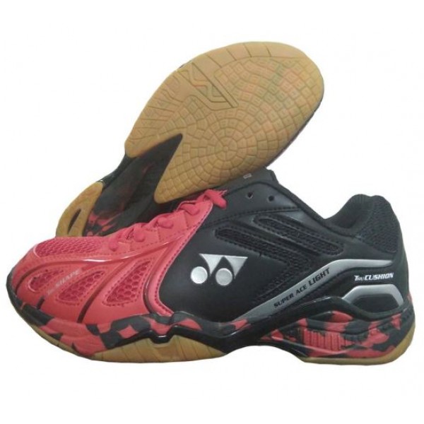 Yonex Super ACE Lite Badminton Shoes Red Black