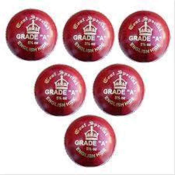 Aj Test Special Cricket Ball Set of 6 Ba...