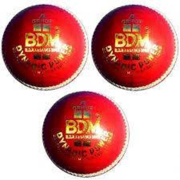BDM Dynamic Power Leather Cricket Ball 3...