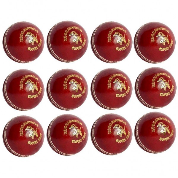 Kookaburra Super Test Cricket Ball 12 Ball Set Red