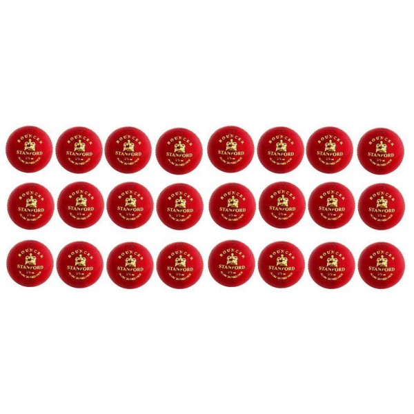 Stanford Bouncer Red Cricket Ball 24 Ball 