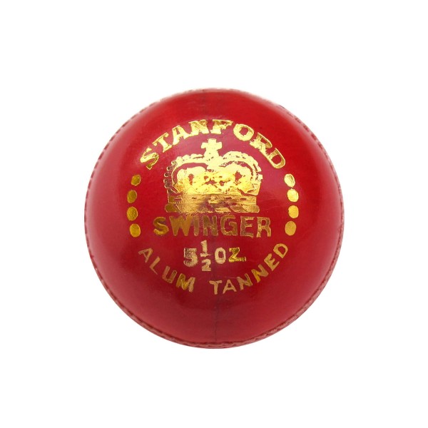 Stanford Swinger Red Cricket Ball 3 Ball...