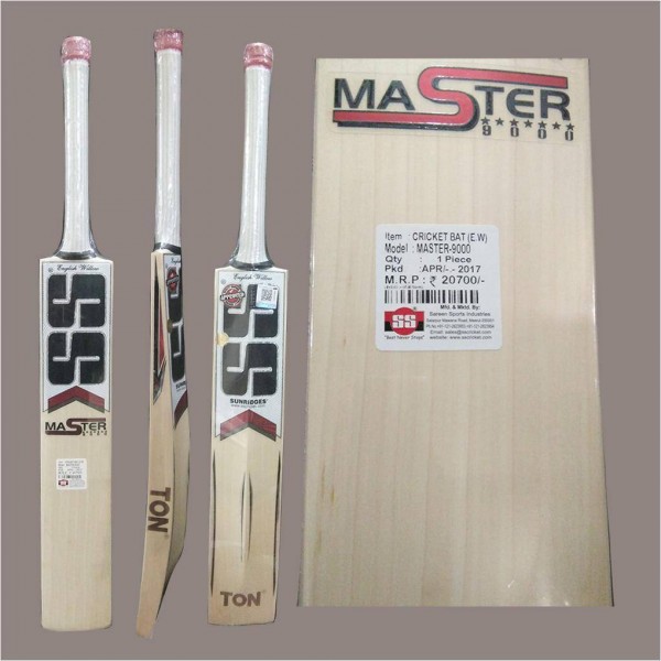 SS Master 9000 English Willow Cricket Ba...