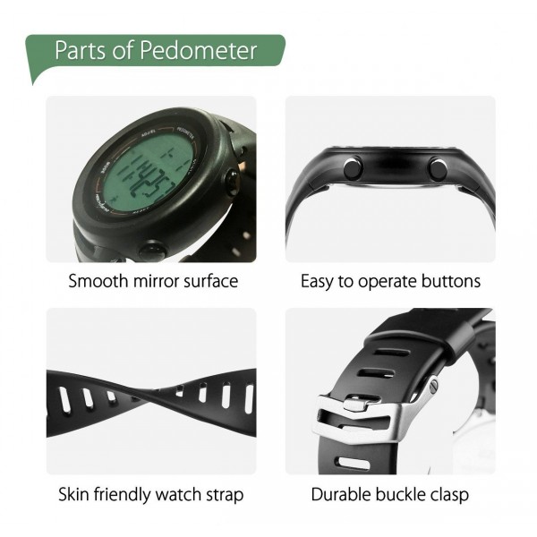HealthSense PD-102 Smart 3D Pedometer Swimming Watch
