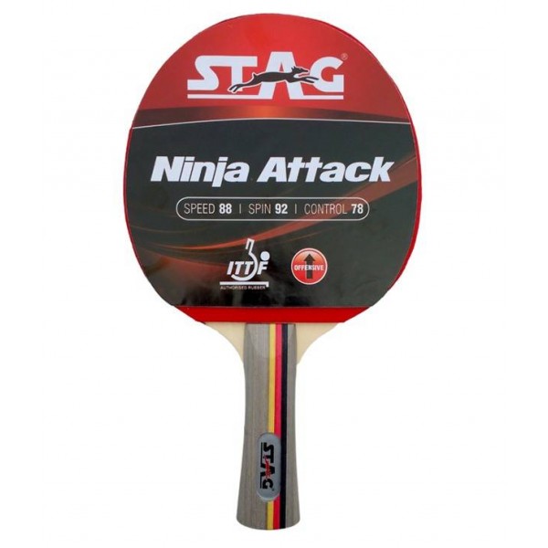 Stag Ninja Attack Table Tennis Racquet