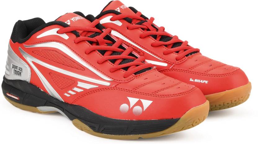 Buy Yonex Court Ace Tough Red Black Badminton Shoes Lowest Prices