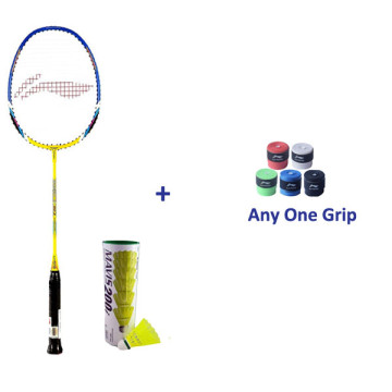 Li Ning Smash XP 80-II Badminton Racket Single Player Set