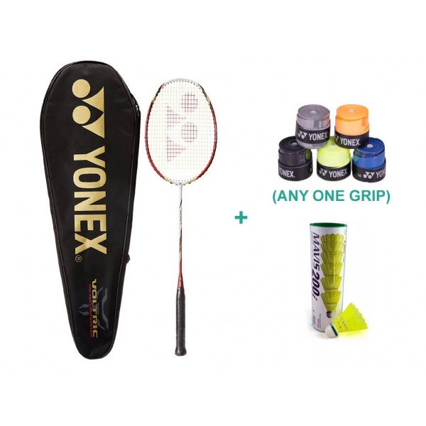 Yonex Voltric 1 Kit with Badminton Racke...