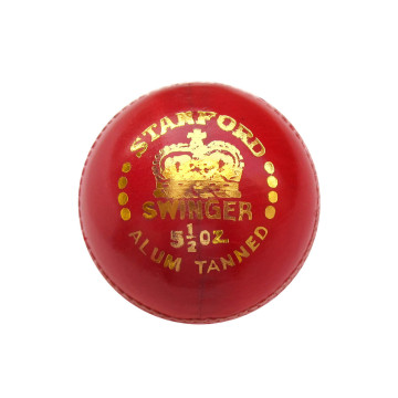 Stanford Swinger Red Cricket Ball 3 Ball Set