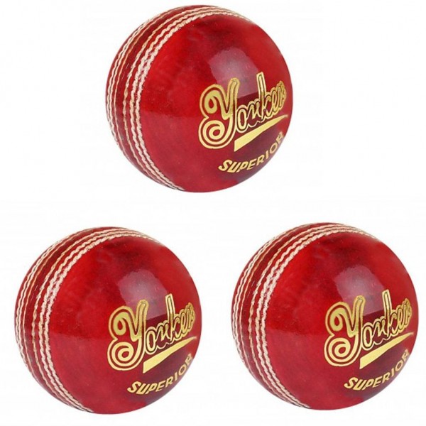 SS Yorker Cricket Ball 3 Ball Set 